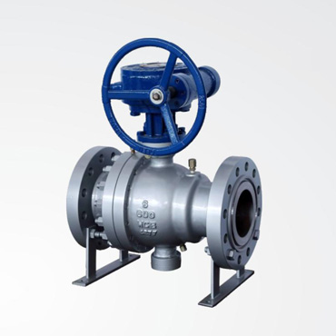 Casting trunnion mounted ball valve